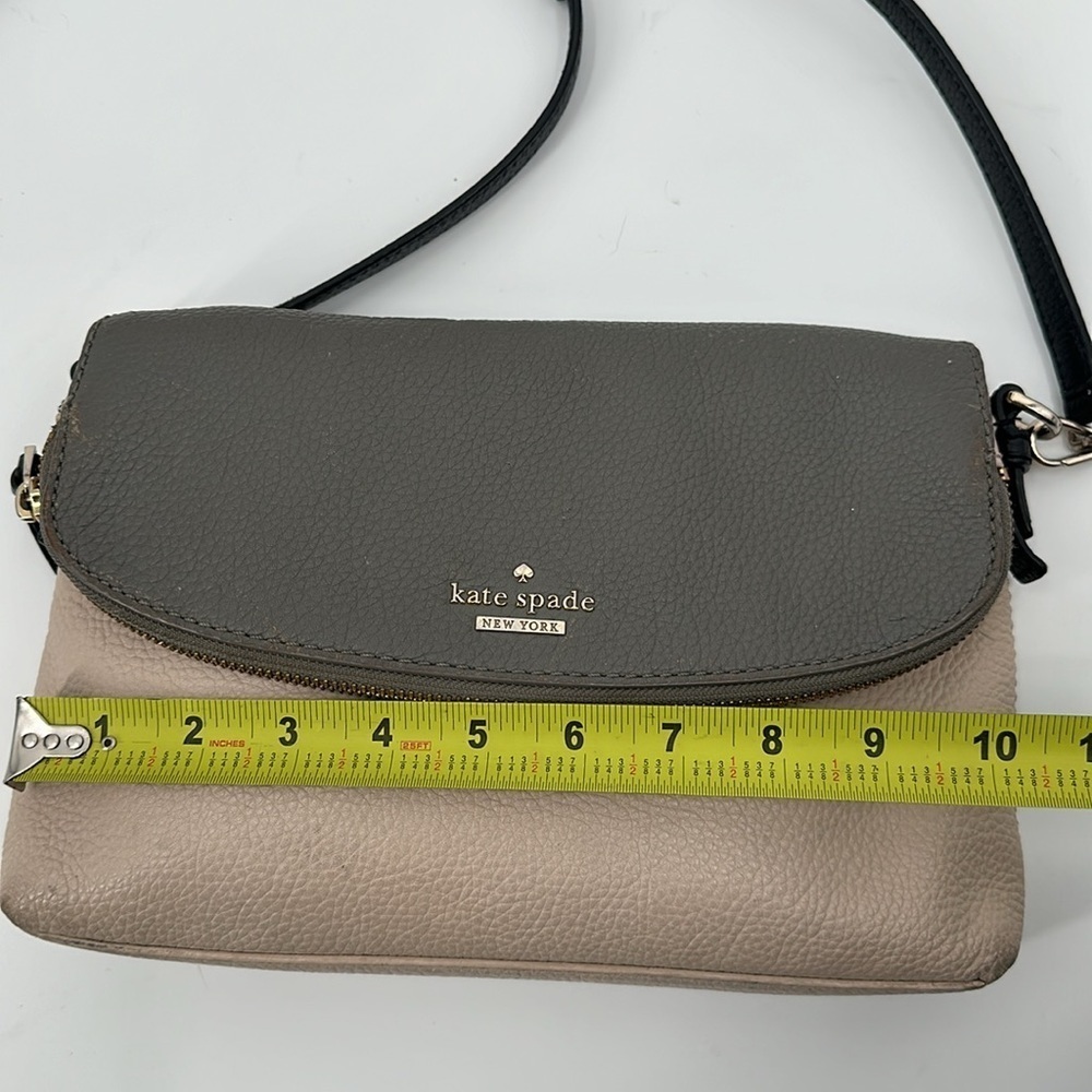 Kate Spade Two Tone Leather Crossbody Purse - Picture 7 of 16